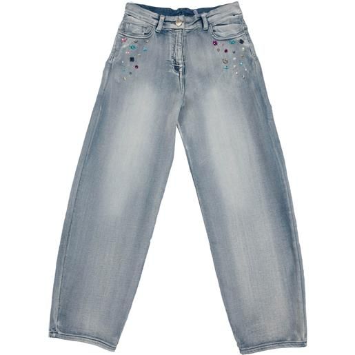 Monnalisa jeans jewel denim stone b