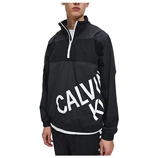 Calvin Klein Jeans calvin klein stretch logo fashion jacket giacca, ck black, xl uomo