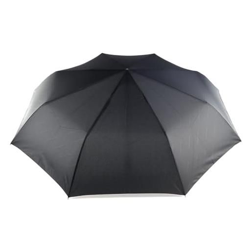 PIQUADRO ombrello automatico open/close anti-vento in tessuto riciclato manico ergonomico misura xl om5286om5 (nero)