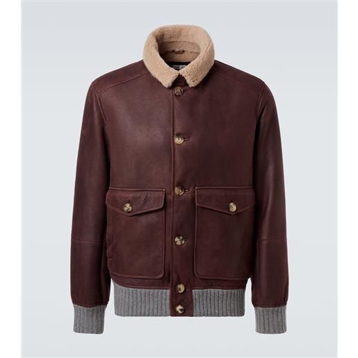 Brunello Cucinelli giacca in pelle