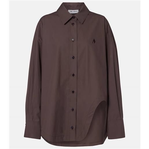 The Attico camicia oversize diana in popeline di cotone