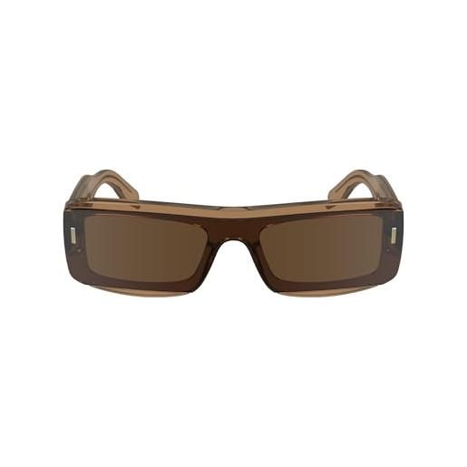 Calvin Klein unisex adult sunglasses ck24503s - light brown with solid brown lens