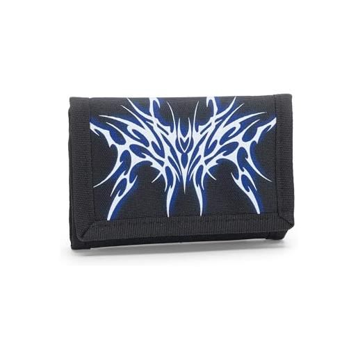 COMIX phobia - portafoglio ragazzo e ragazza ufficiale phobia, con chiusura a strappo, 1 tasca in rete, 6 tasche porta card e tasca sul retro con zip, ideale per organizzare banconote e carte, 13x8.5 cm