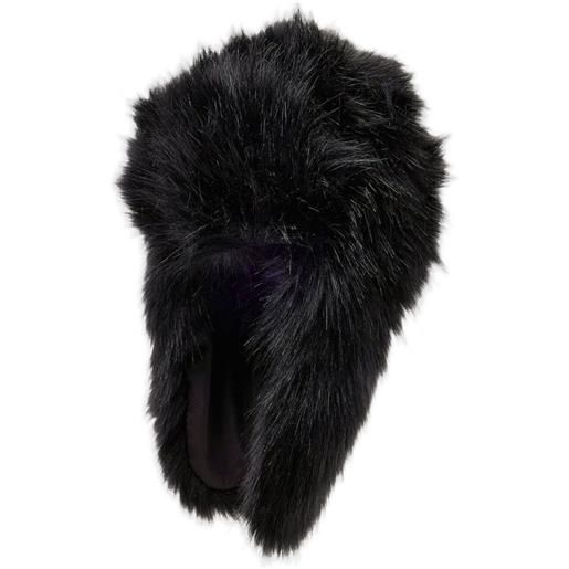 Unreal Fur cappello in shearling - nero