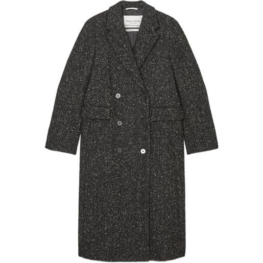 Marc O'Polo cappotto doppiopetto - nero
