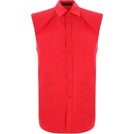 ALAINPAUL camicia smanicata - rosso