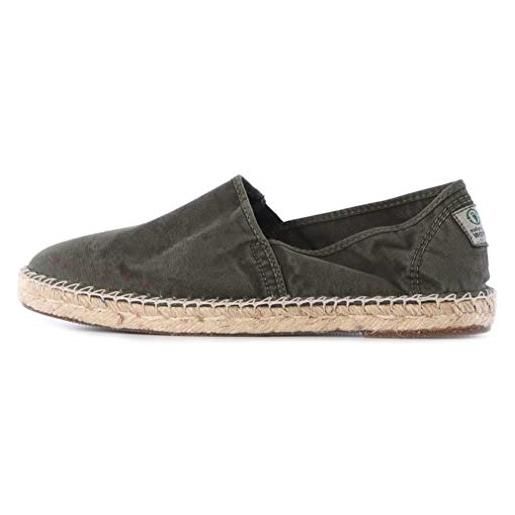 Natural World eco - 325e men's espadrilles - organic cotton - 100% eco. Friendly - green color