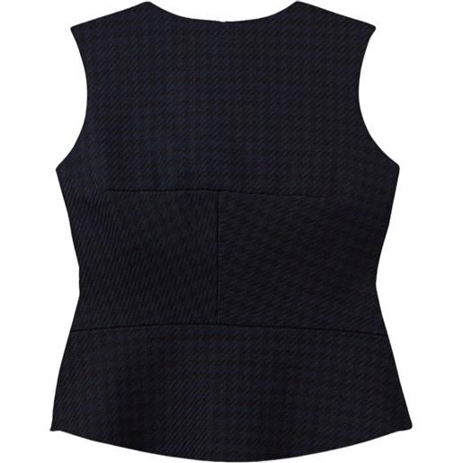 St. John canotta in pied-de-poule - nero