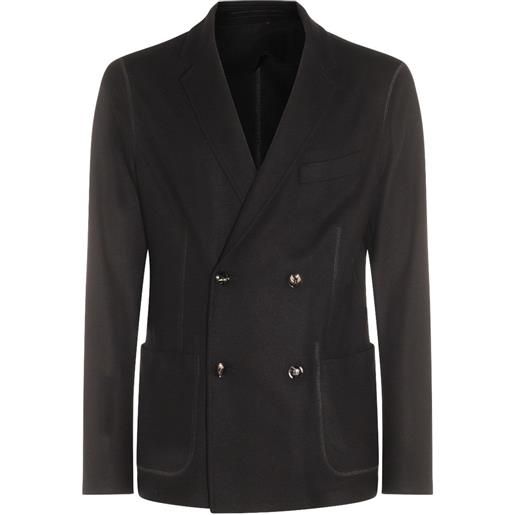 Giorgio Armani giacca doppiopetto - nero