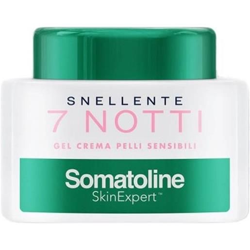 Olyos Italia Srl somatoline skinexpert snellente 7 notti gel crema pelli sensibili trattamento corpo snellente estratto di betulla 400ml