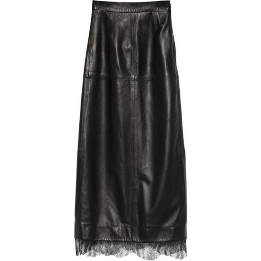 Manokhi gonna svasata in pelle - nero