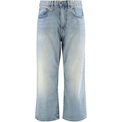 R13 jeans a gamba ampia - blu