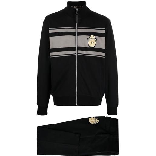 Billionaire tuta sportiva con logo - nero