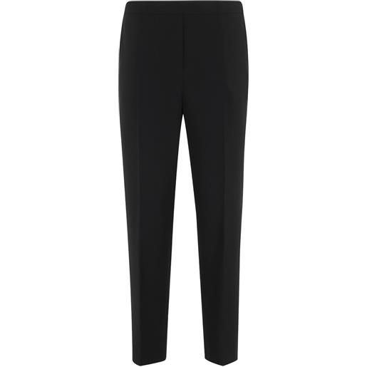 Theory pantaloni con vita elasticizzata - nero