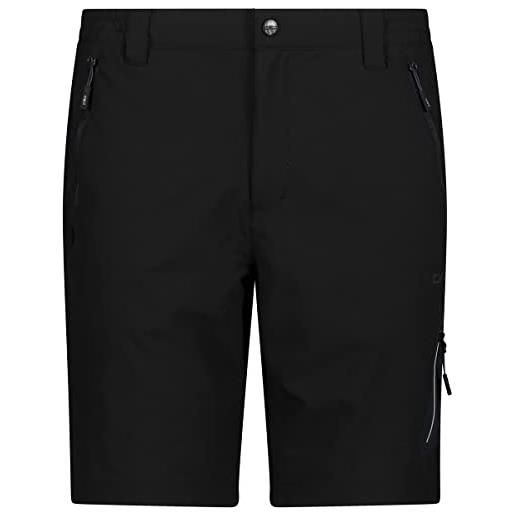 CMP - bermuda elasticizzati da uomo, nero, 52