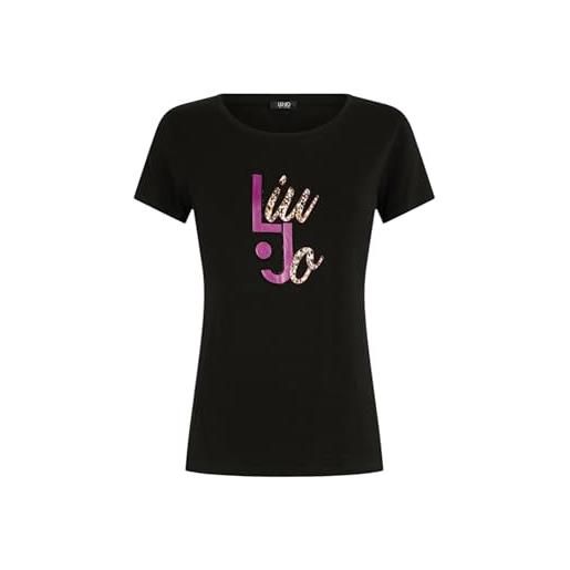 Liu Jo t-shirt donna nero va5226js360 t9796 nero xs