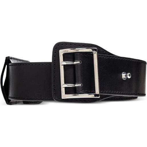 VETEMENTS cintura con borchie - nero