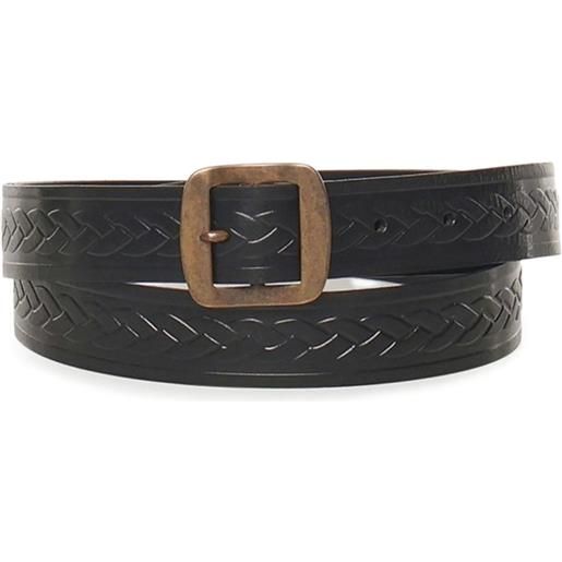 DSQUARED2 cintura in pelle - nero