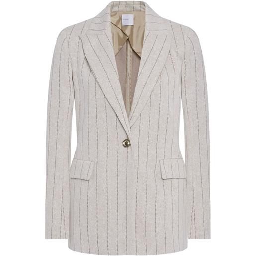 Rosetta Getty blazer sartoriale gessato - toni neutri