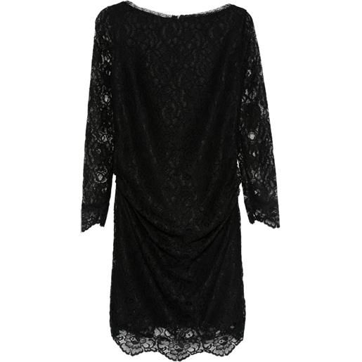 CHIARA BONI La Petite Robe abito midi a maniche lunghe - nero