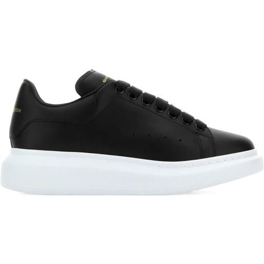 Alexander McQueen sneakers oversize in pelle - nero