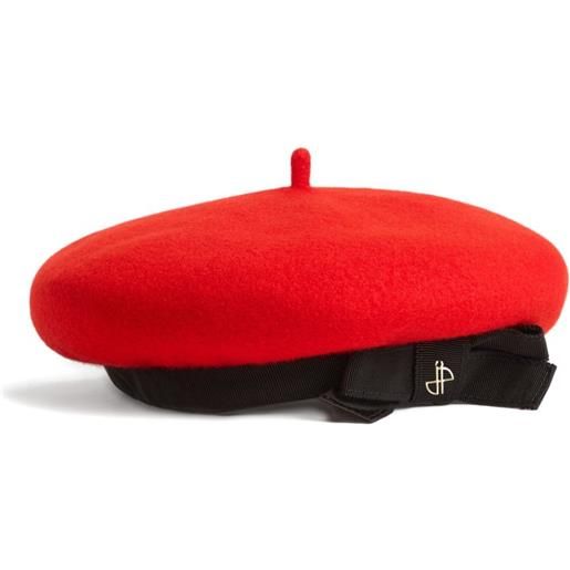 Patou basco in lana - rosso