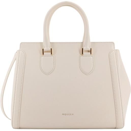 Alexander McQueen borsa tote birdee grande - toni neutri