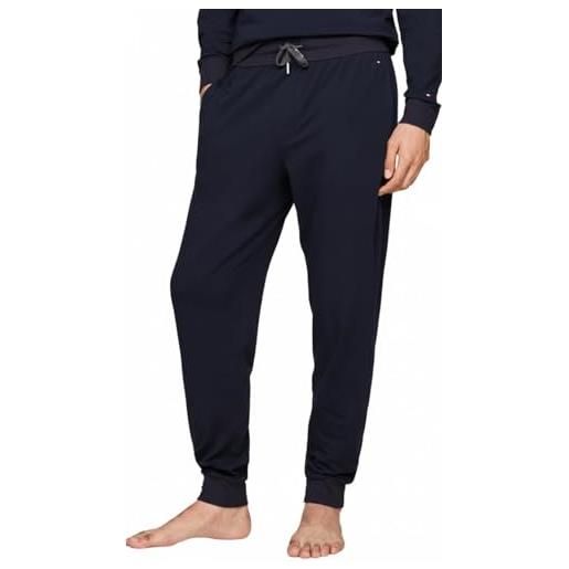 Tommy Hilfiger uomo pantaloni da jogging track pant pantaloni lounge, blu (desert sky), m