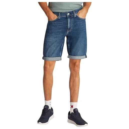 Calvin Klein slim short j30j327184 pantaloncini 5 tasche, denim (denim dark), 28w adulto