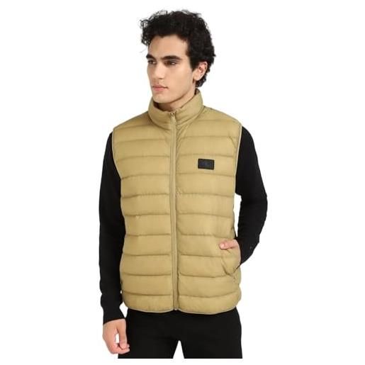 Calvin Klein uomo gilet down vest gilet imbottito, grigio (ebony), xs