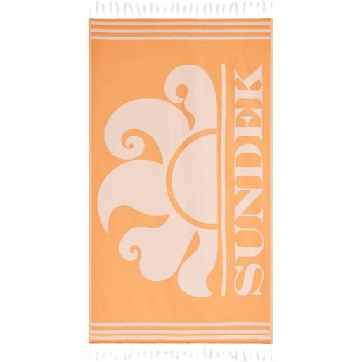 SUNDEK telo mare fouta jacquard con logo