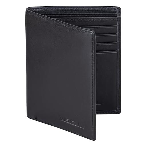 Porta carte Montblanc Meisterstuck in pelle nera con cerniera