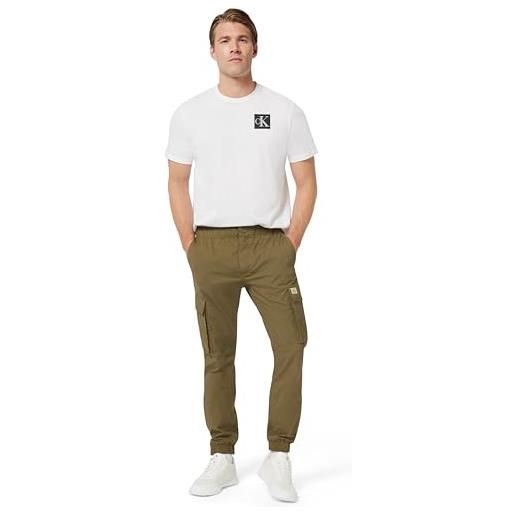 Calvin Klein uomo pantaloni cargo skinny fit, beige (laurel oak), 33w