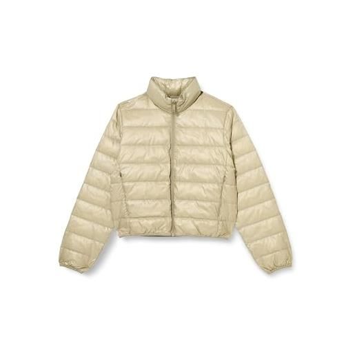 Calvin Klein donna piumino down shine lucido, nero (ck black), l