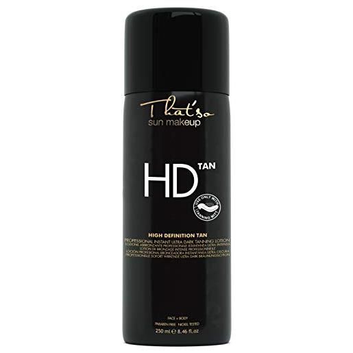 That'so hd tan - autoabbronzante intenso bronzo-scuro, 250 ml