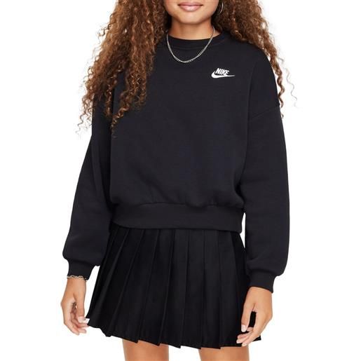 NIKE felpa girocollo club boxy bambina