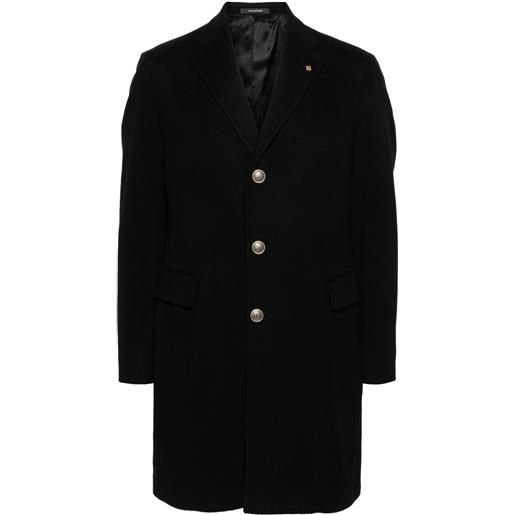 Tagliatore cappotto con spilla - nero