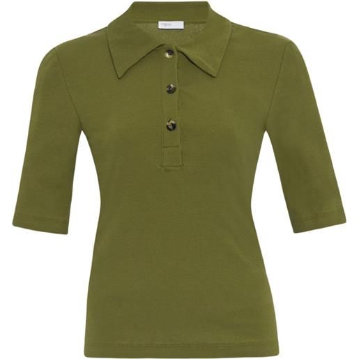 Rosetta Getty polo aderente - verde