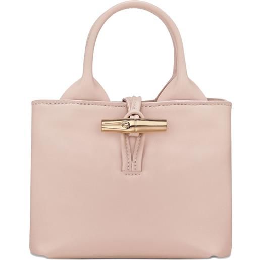 Longchamp borsa a mano le roseau xs - rosa