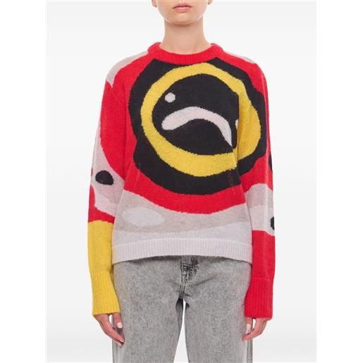 Charles Jeffrey Loverboy maglione con stampa astratta - multicolore