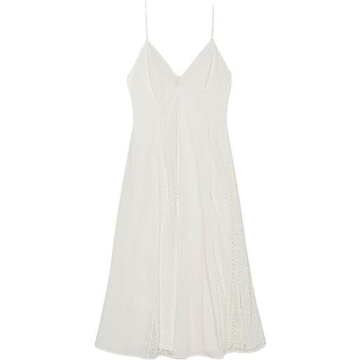 Simkhai abito mina midi - bianco