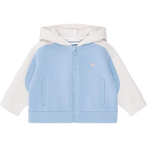 Emporio Armani Kids felpa con cappuccio - blu