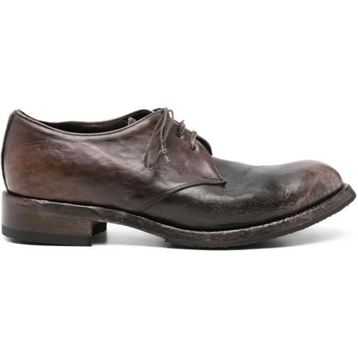 Shoto derby in pelle - marrone