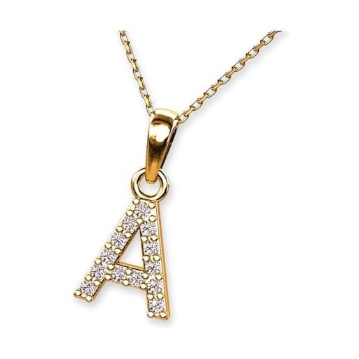 collana con ciondolo 'lettera' - Gioielli - Collane - di Frivolezze