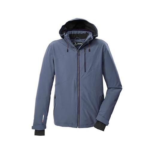 Giubbino softshell con cappuccio e doppia tasca