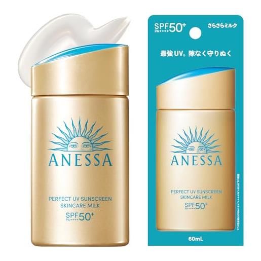 Anessa perfect uv sunscreen skincare milk spf50+ pa++++ 60 ml