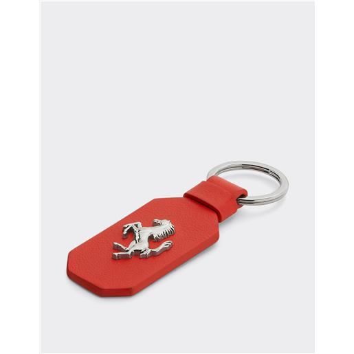 Ferrari portachiavi in pelle con cavallino rampante - altri piccoli articoli in pelle rosso dino os