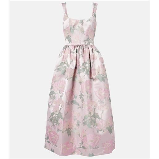 Markarian abito bustier apple in broccato