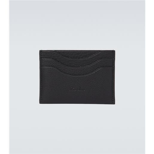 Loro Piana portacarte extra in pelle