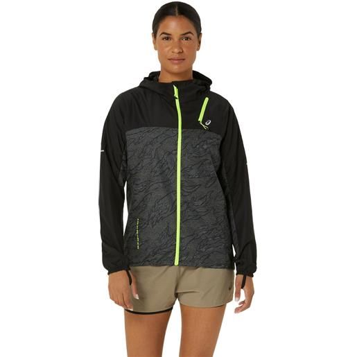 Asics giacca donna Asics fujitrail packable nero